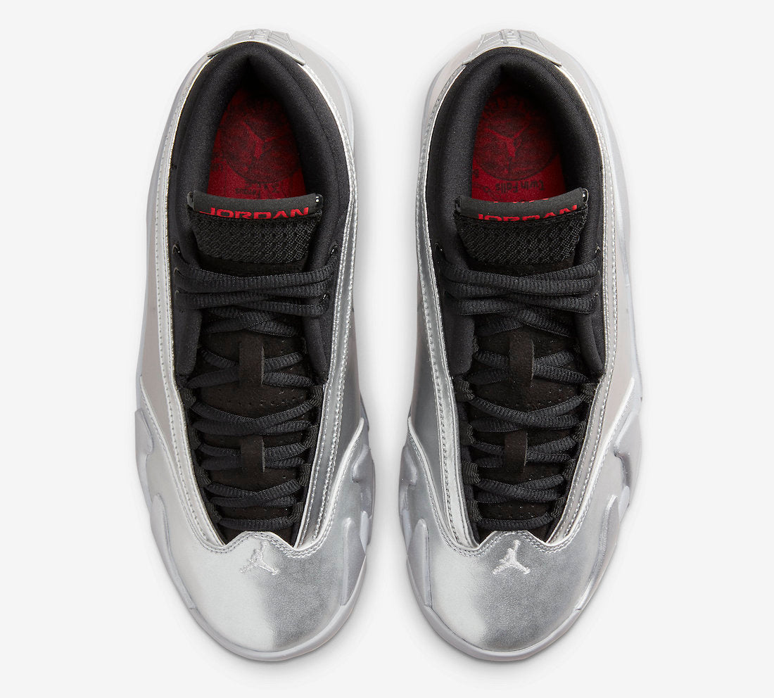 W Air Jordan 14 Retro Low "Metallic Silver"